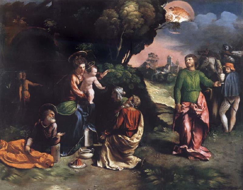 Dosso Dossi The Adoration of the Kings oil painting image
